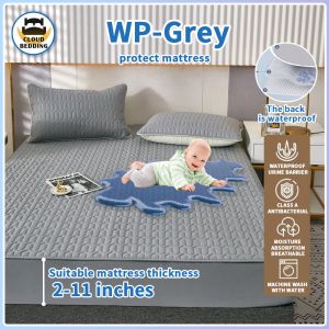 59x79 inches Waterproof Mattress Protector  Waterproof Foam Cover Waterproof Bedsheet  Queen Matress Cover Waterproof