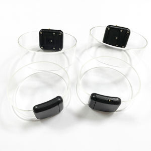 Magnetic LED Light-Up Wristbands Festival Atmosphere Cheerleading Props Concert Glow Sticks Adjustable Brightness Performance Supplies