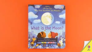 USBORNE Very 1st Q&A "What is the Moon?" [Lift-the-Flap][Board Book]