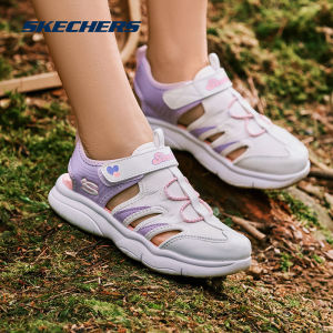 Skechers | Breathable Lightweight Girls Sandals with Hook-and-Loop Closure