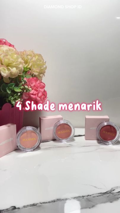 TERMURAH !!! Premium Blush On Waterproof Soft Powder 6 Color / Blush On Glowing Tahan Lama Perona Pipi Glowing Blusher Blush On Highlighter Contour Makeup / Blush On Palette Anti Air dan Tahan Lama Matte Blush On Cream Blush On Cair Blusher Pemerah Pipi