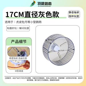 Peacock Parrot Running Wheel Toy Bird Cage Specialty Items Small Sun Stress Relief Tiger Skin Little Bird Complete Set