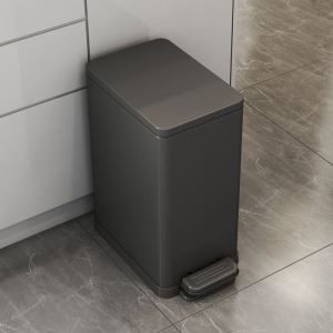 ZUNYI | Home Narrow Pedal Operated Trash Can with Lid