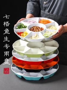 Bát Đựng Thức Ăn Trưa Bằng Melamine 12 Inch Hình Tròn Dùng Trong Nhà Hàng Bát Đựng Nước Sốt Đặc Biệt Cho Món Cá Tươi Bát Đựng Đồ Ăn Chín Sẵn