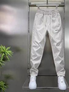 Quần Thể Thao Thường Ngày Cỡ Lớn 300 Pound Quần Dài Thể Thao Nhanh Khô Mùa Hè Mỏng Thời Trang Ngoài Trời Cảm Giác Mát Mẻ Quần Dài