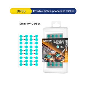 MECHANIC | MECHANIC DP36 No Trace Phone Lens Sticker 360Pcs 12mm Blue Light Protection Adhesive Free Center Anti Scratch for Camera Lens