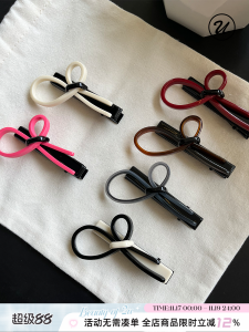 Sweet Butterfly Knot Duckbill Hair Clip Edge Clip Fresh out Korean Style Hair Accessories for Girls Front Bangs Hair Clips