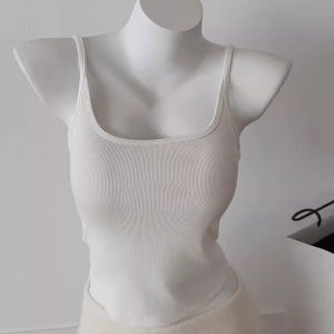 chaqi | Áo ba lỗ hở lưng nhỏ dành cho nữ Áo ngực một mảnh có đệm ngực Áo lót trong suốt mùa hè Áo ba lỗ hở lưng dành cho nữ