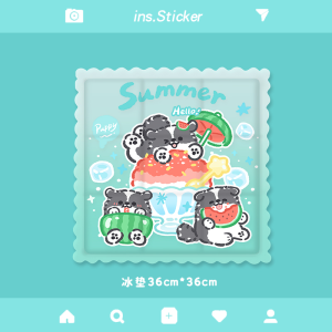 MONLEYTA | Bàn Phím Làm Mát Trong Suốt Cho Ghế Học Sinh