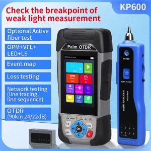 Máy Đo Phản Xạ Miền Thời Gian Quang Học Đa Chức Năng COMPTYCO KP600 Palm OTDR Để Kiểm Tra Cáp Quang Với Đèn LED VFL Tích Hợp OPM LS
