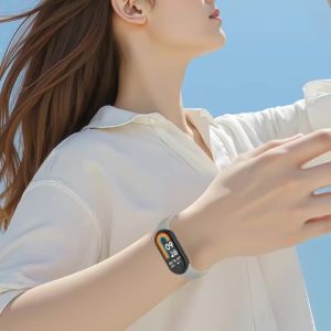 Silicone Watch Strap For Xiaomi Band 10 9 8 Two-Color Breathable Smart Watchband Replacement Bracelet for Xiaomi Mi Band 9 Strap