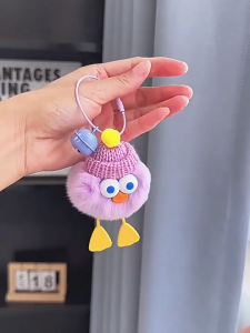 Gantungan Tas Boneka Karakter Bebek Lucu Gantungan Kunci Bebek Dengan Topi  Aksesoris Tas Hiasan Boneka Mini Gantungan Kunci Boneka Untuk Motor Mobil Gantungan HP Rantai Monster BRG