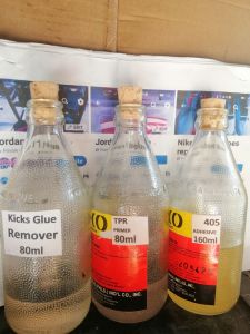 Kicks Glue Remover 80ml + Greco TPR Primer 80ml + Adhesive 160ml for Regluing Sneakers