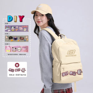 กระเป๋าเป้สะพายหลังสำหรับเดินทางและใส่คอมพิวเตอร์ความจุขนาดใหญ่ Skechers กระเป๋าเป้สะพายหลังแบบใส่ได้สองข้างสำหรับนักเรียนมัธยมปลายและนักศึกษาวิทยาลัย