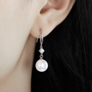 Hoa Tai Ngọc Trai Bạc Nguyên Chất 925 Thời Trang Mới Cho Nữ Mùa Xuân Nhẹ Nhàng Sang Trọng Trang Sức Tai Phong Cách Nhỏ