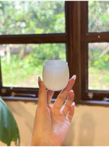 ชานมชาญชั้นสูง สไตล์จีนใหม่ แก้วดื่มน้ำชา แก้วดื่มน้ำชาแบบยูเนี่ยน แก้วดื่มน้ำชาแบบทรงหินหยก แก้วดื่มน้ำชาแบบโปร่งใสสูง