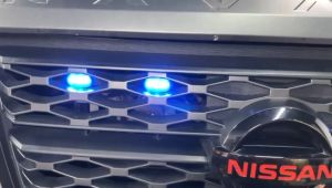 4x4 Grille LED Pick Up 7 Colour RGB Front Grille LED Decoration LED 4x4 LED Control By Phone App Cargo Style LED (Smoke )