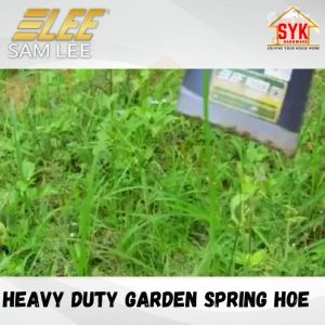 SYK Samlee C0503 C0502 1Pcs Garden Spring Hoe Round Eye Hoe Wooden Handle Gardening Tools Kayu Cangkul Kebun FREE GIFT