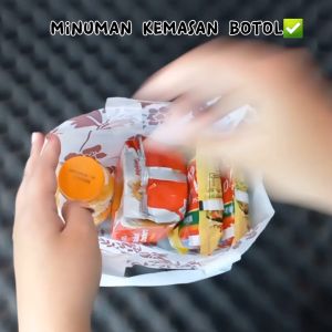 Kantong Plastik Hajatan 22x50 Motif BATIK isi 50 Tas Snack Souvenir Goodie Bag Softhandle Hidangan