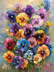 Colorful Flowers Floral Bouquet Jigsaw Puzzle 500 1000 1200 2000pcs For Adults Quality Time Cognitive Training Mind Game Toy