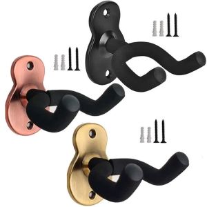 Metal U-Shaped Guitar Wall Mount Stand Hanger Holder Hook for Acoustic Electric Guitar Banjo Bass Gift for Guitar Player
