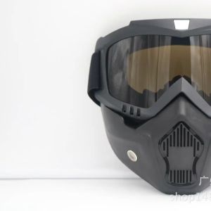 Motorcycle Goggles Removable Mask Open Face Helmet Detachable Windproof Motocross Eyewear 6 Colors摩托车面罩