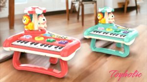 Đàn cao cấp hình động vật nhập khẫu có đèn trái châu lấp lánh cho bé bộ quà tặng bé trai bé gái