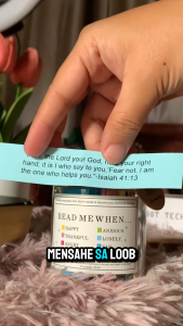 Christian Spiritual Gift Set - Glass Bible Verse Jar with 100+ Quotes for Prayer & Devotion