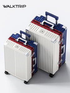 WALKTRIP | Color Blocked Durable Aluminum Frame Travel Trolley Case