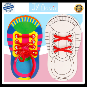 Montessori Toys Skills Toys Threading Toys for Kids Threading Shoelace Montessori Toys for Kids Mainan Tali Mainan Kanak