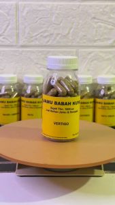 Obat Herbal untuk Vertigo Herbal Sakit Kepala Pusing Kepala Sebelah Obat Migrain Pening Menahun Kronis - Jamu Babah Kuya (KAPSUL)