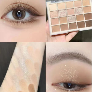 พาเลทอายแชโดว์ 20 สี สไตล์เกาหลี สีม่วง โทนแมทท์ ประกายมุก ติดทนนาน กันน้ำ กลิตเตอร์ อายแชโดว์ แต่งตา