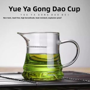 Glass Fairness Cup Moon Shape Sharp Mouth