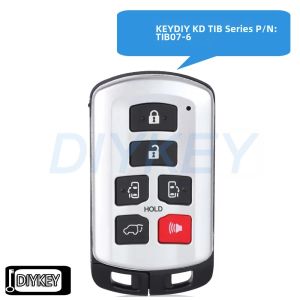 Chìa Khóa Thông Minh Đa Năng Kiểu Toyota 8A 4D - KEYDIY KD TIB Series Mã Sản Phẩm: TIB07-6 Tương Thích Với KD-X2 KD-MAX KD-X4 KD-X6
