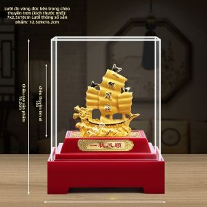 Đồ Trang Trí Thuyền Buồm Bằng Vải Nhung Vàng Trang Trí Văn Phòng Phòng Khách Đồ Trang Trí Bàn Làm Việc Đồ Trang Trí Nhà Đồ Trang Trí Cửa Hàng Công Ty