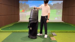 PLAYEAGLE Golf Travel Bag Support Rod For Transportation Protect แท่งค้ำกระเป๋าไม้กลอ์ฟพกพาแบบปรับได้ช่วยปกป้องไม้จากการกระแทกระหว่างการขนส่ง