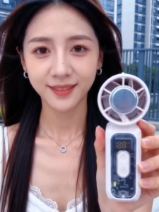 CODES 2026 [With Mirror] Portable Mini USB Rechargeable Handheld Ice Cooling Desk Fan 3600mAh Battery For Women Outdoor Travel Camping