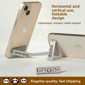 YZ | Foldable Metal Invisible Back Sticker Support Stand Mini Creative One-line Frame Adhesive Phone Shell Universal Thin Portable Phone Stand