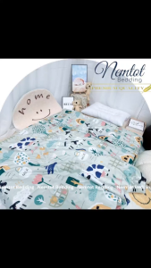 ❄️MÁT MỊN❄️ Mền Tencel Viscose Cho Bé 1m2x1m5 Size Lớn (Tặng Kèm Túi Đựng) Chần Bông Micro Cao Cấp _ Nemtot Bedding