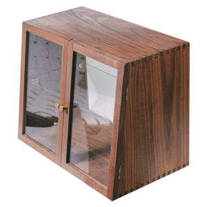 FANHAN | Black Walnut Solid Wood Storage Cabinet