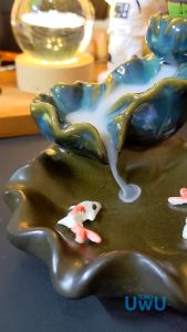 Kolam Asap Terjun Ikan Koi Bahan Keramik Gratis 20 Dupa Aromaterapi Campur Pengharum Toko UwU