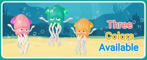 Electric Dancing Squid Toys Early Education Toy Decompression Toy Dance Octopus Toy with LED Lights Smart Robotics Interactive Child Birthday Gift for Kids