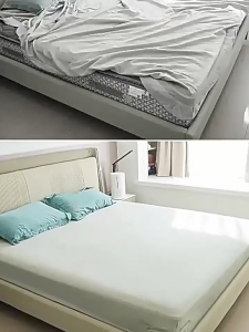 4Pcs Bed Sheet Holder Clips | Invisible Non-slip Corner Tightener Universal Mattress Sheet Fastener