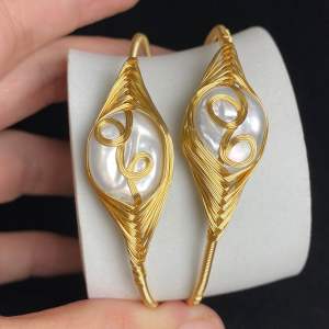 (Real Unit) Baroque Pearl Adjustable Bracelet 纯天然巴洛克珍珠可调节手镯 (S/n: 3230901-2)