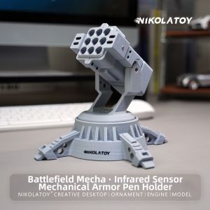 NIKOLATOY | Interactive IR Gesture Guided Desk Organizer
