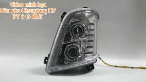 Đèn pha ốp đèn pha xe tải Thaco Foton 2.4 tấn Foton ben 4.5 tấn 6 tấn  loại 3 bóng dài 65cm
