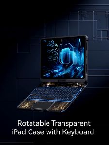 180° เคสคีย์บอร์ดบลูทูธไร้สายไทย-อังกฤษ หมุนได้ สําหรับ เคสคีย์บอร์ด พับได้ IPad gen7 gen8 gen9 10.2 IPAD Air4/Air5 10.9 ipad Air 6 (11 นิ้ว-13 นิ้ว) IPAD gen10 IPAD  Air3/pro10.5 pro11 /pro12.9