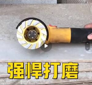 Si Fang | 100/125mm Diamond Grinding Cup Wheel Concrete Turbo Heavy Duty Angle Grinder Wheel for Granite Marble Grinding Cutting