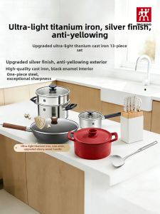 ZWILLING | Titanium Lightweight Cookware Set 13 Pieces