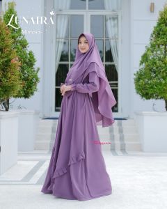 GAMIS SYARI SET KHIMAR ZUNAIRA BY ZABANNIA